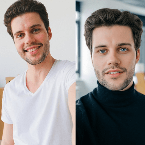 Professional headshot example